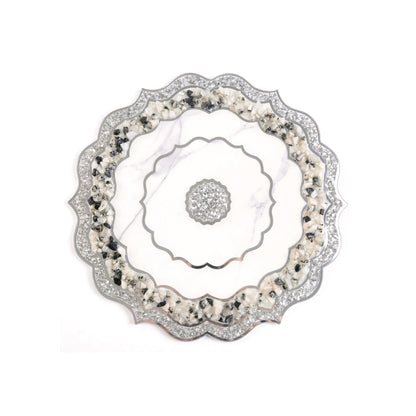Rose Stones White: Placemat