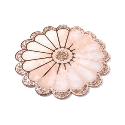 Daisy Rose Gold: Round Placemat