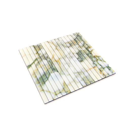 Fluted Marble Green: Flexi Placemat