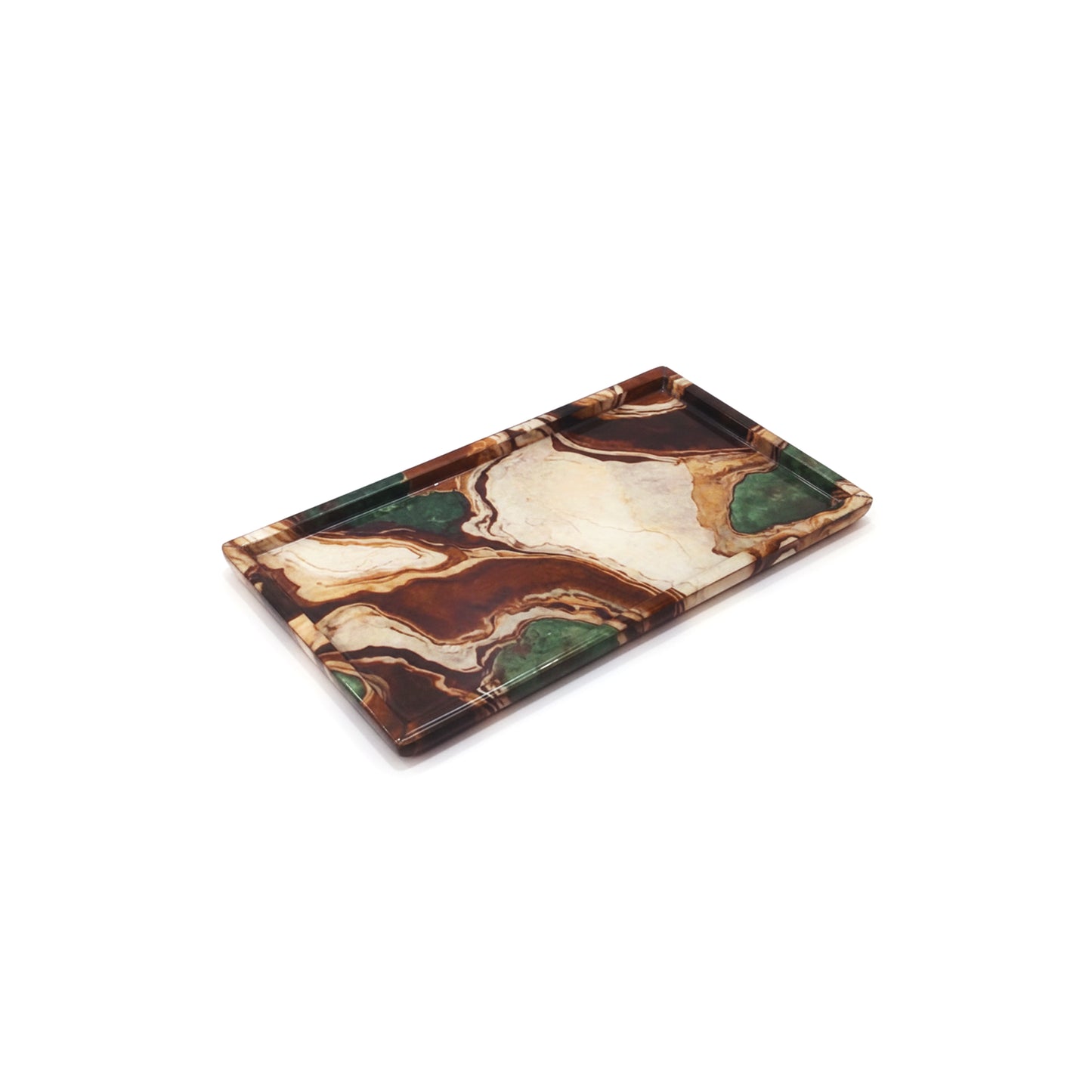 Earth Marble: Rectangular Platter