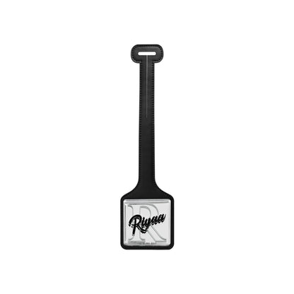 Silver Black PU Luggage Tag (Set of 2)