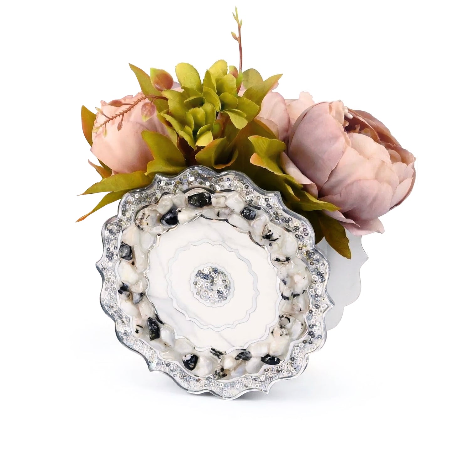 Rose Stones White: Vase