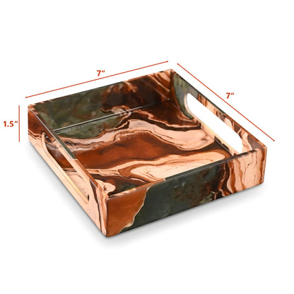 Earth Marble: Small Wall Tray