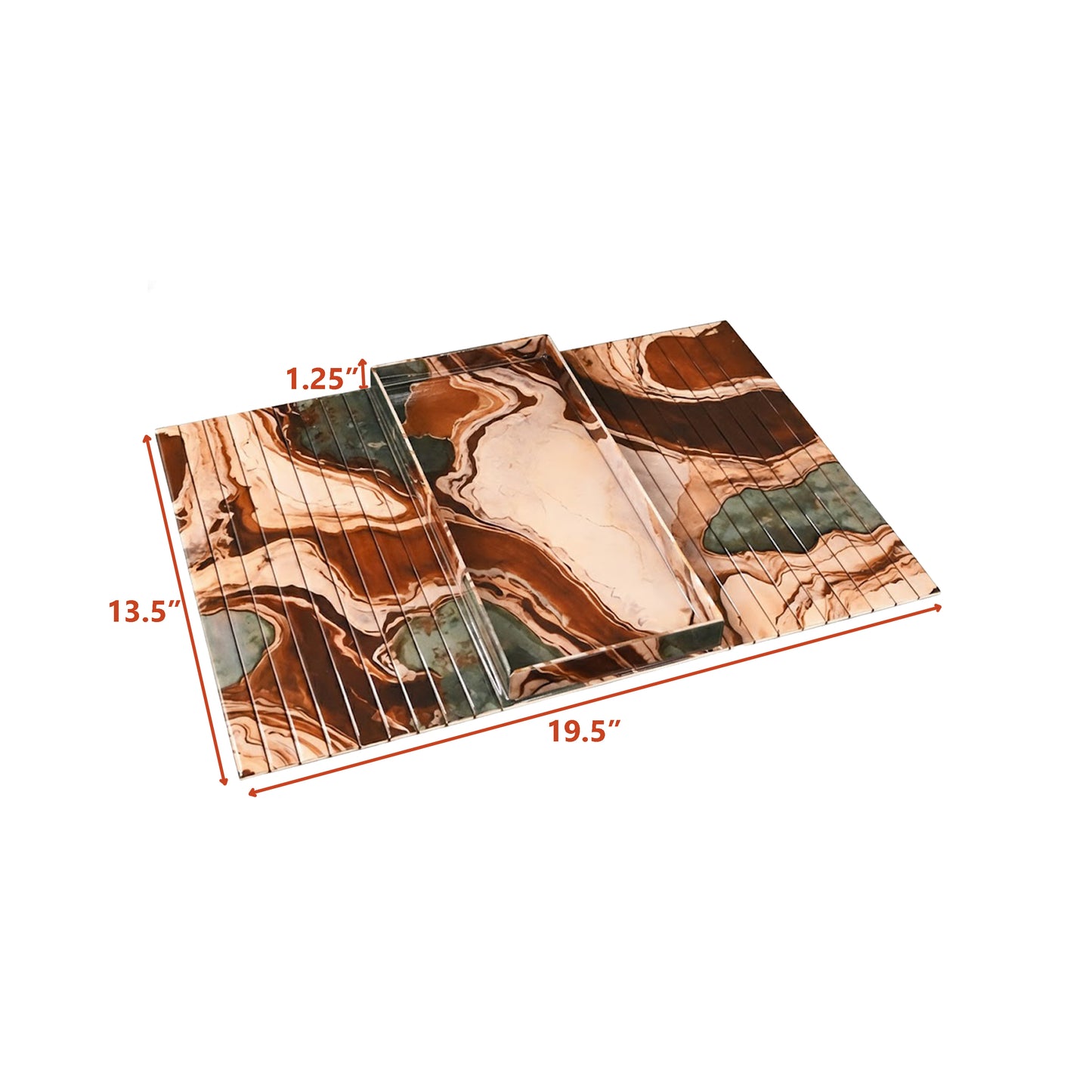 Earth Marble: Sofa Tray