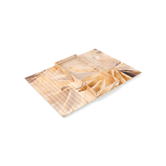 Golden Bloom: Sofa Tray