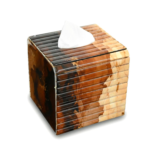 Golden Fade: Flexi Square Tissue Box