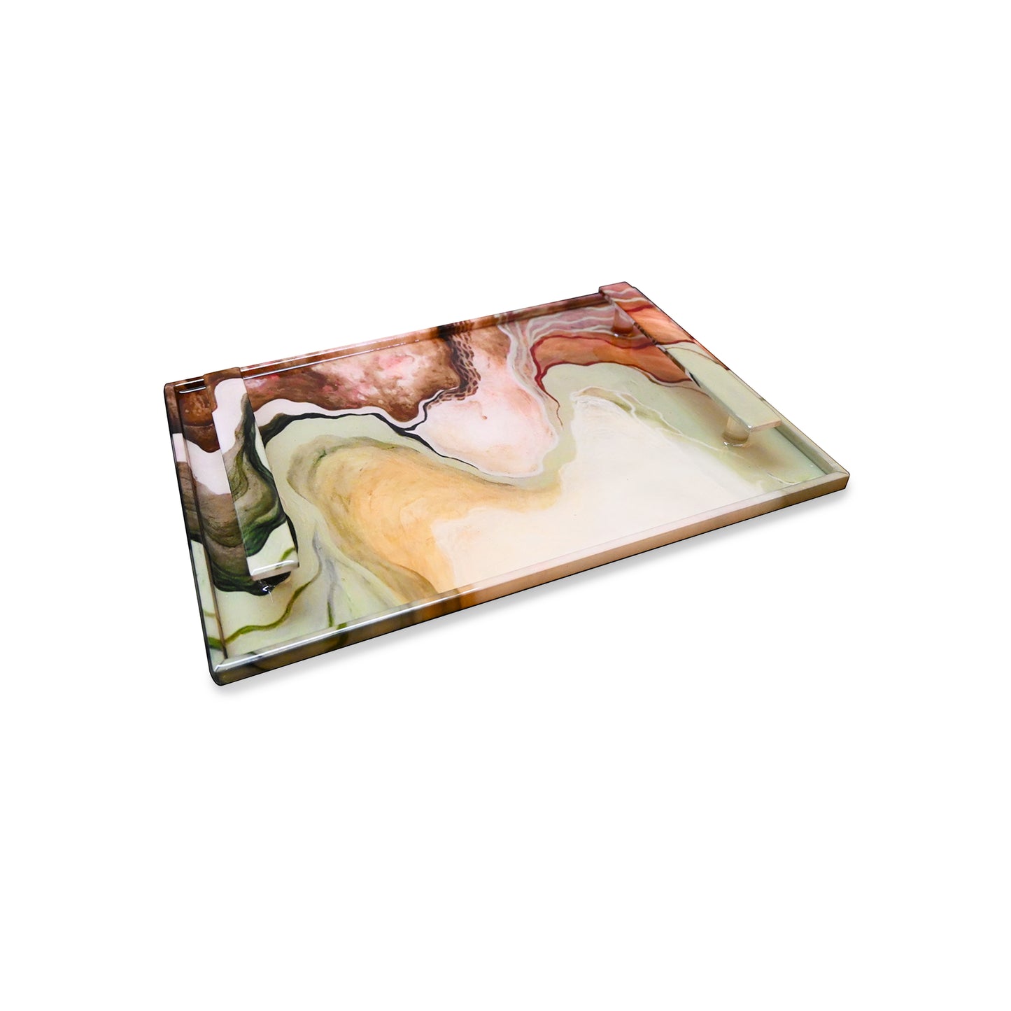 Desert Symphony: Rectangular Border Tray