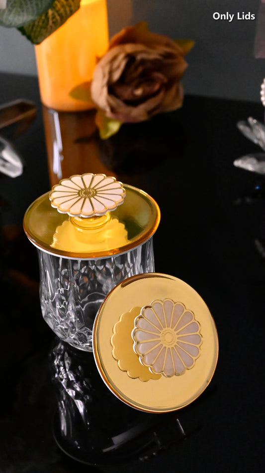 Daisy Gold: Lid (Set Of 2)