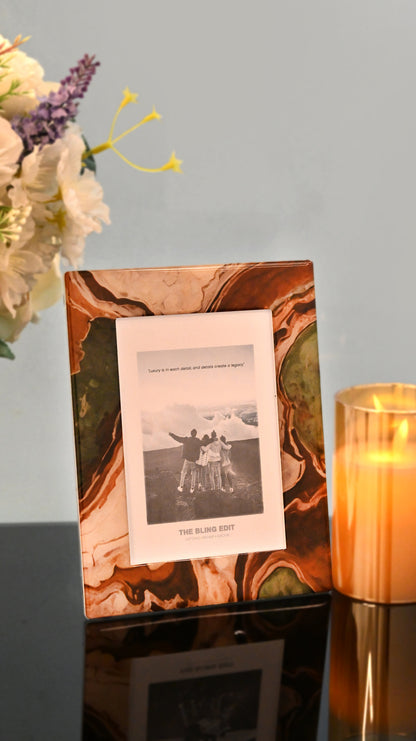 Earth Marble: Photo Frame
