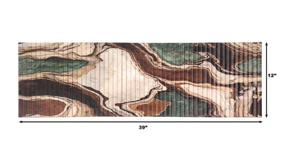 Earth Marble: Flexi Table Runner