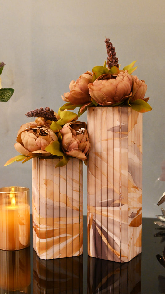 Golden Bloom: Flexi Medium Vase