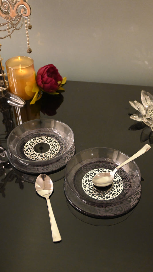Black Imperial: Bowl (Set Of 2)