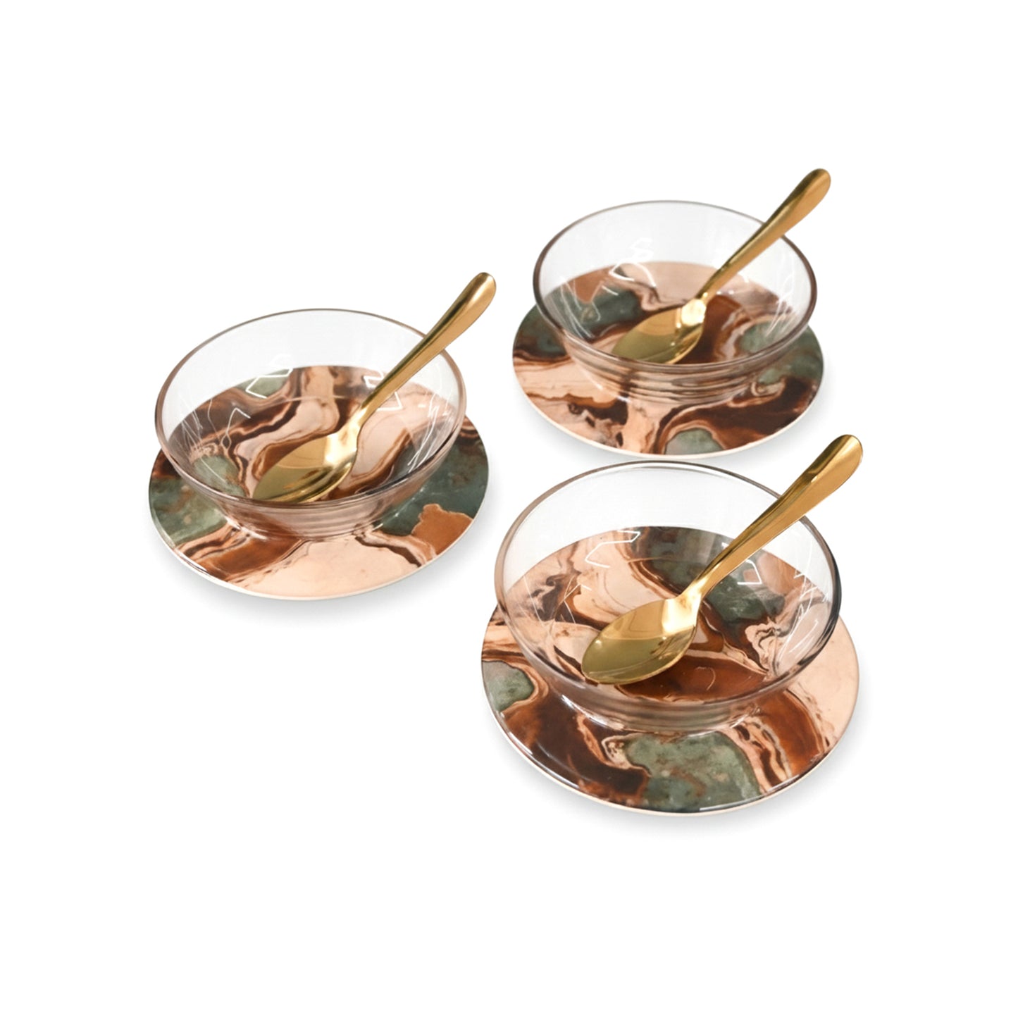 Earth Marble: Dip Bowl (Set of 3)