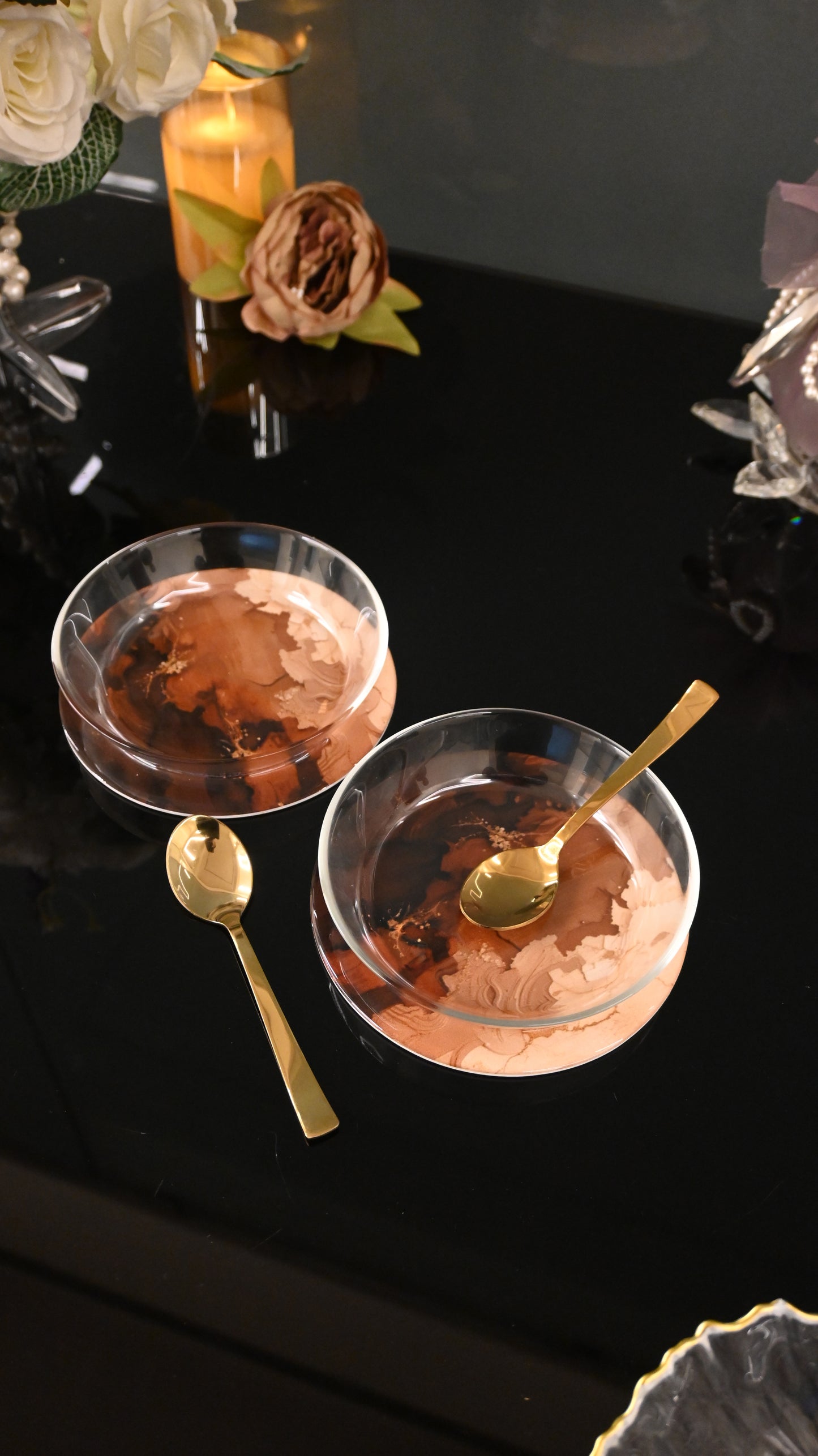 Golden Fade: Dessert Bowls (Set of 2)