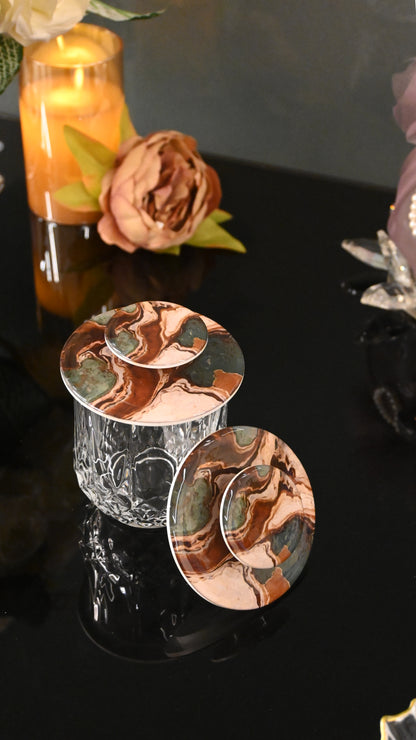 Earth Marble: Lids (Set Of 2)