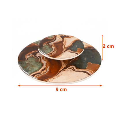 Earth Marble: Lids (Set Of 2)