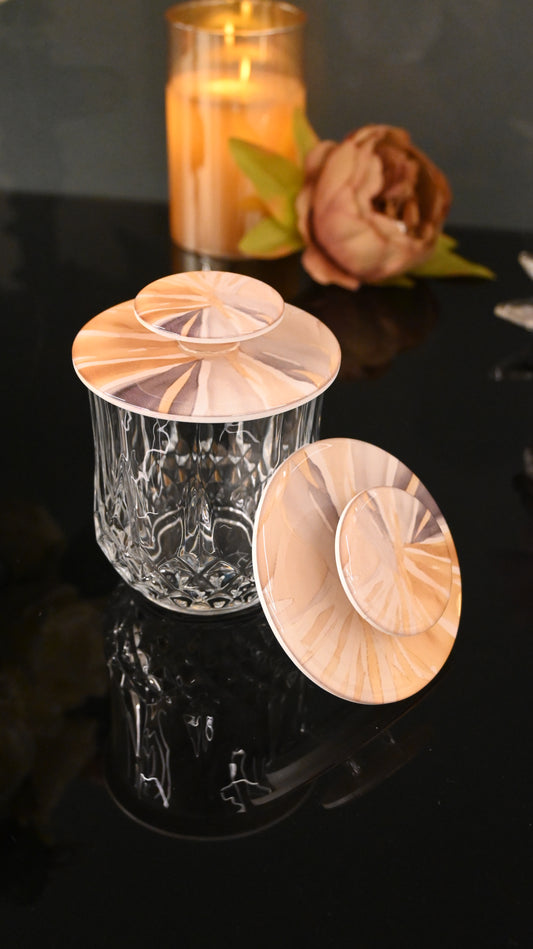 Golden Bloom: Lids (Set Of 2)