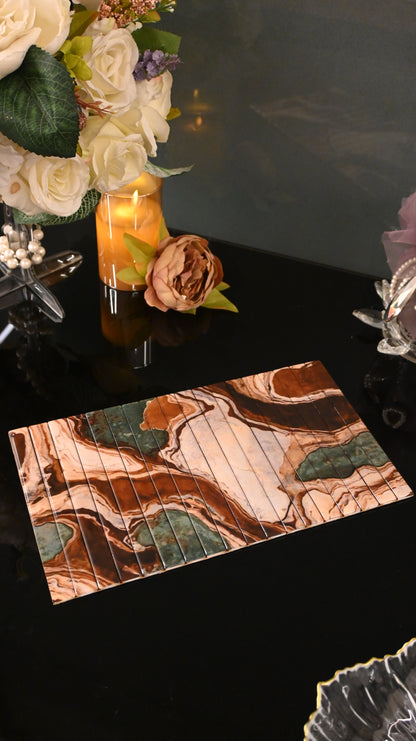 Earth Marble: Flexi Placemat (13" x 7.5")
