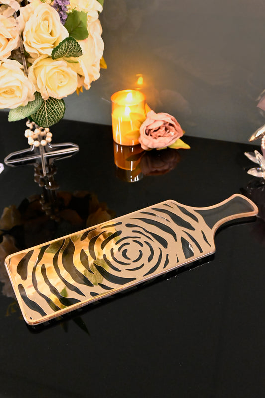 Rose Gold Rosette: Bat Platter