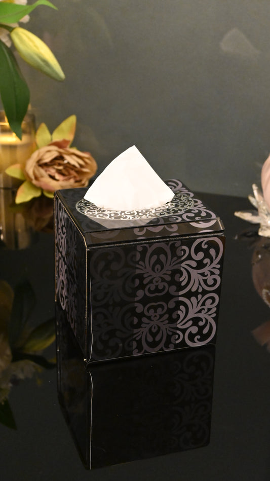 Black Imperial: Square Tissue Box