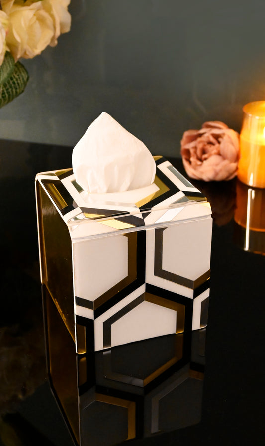 Beehive: Square Tissue Box