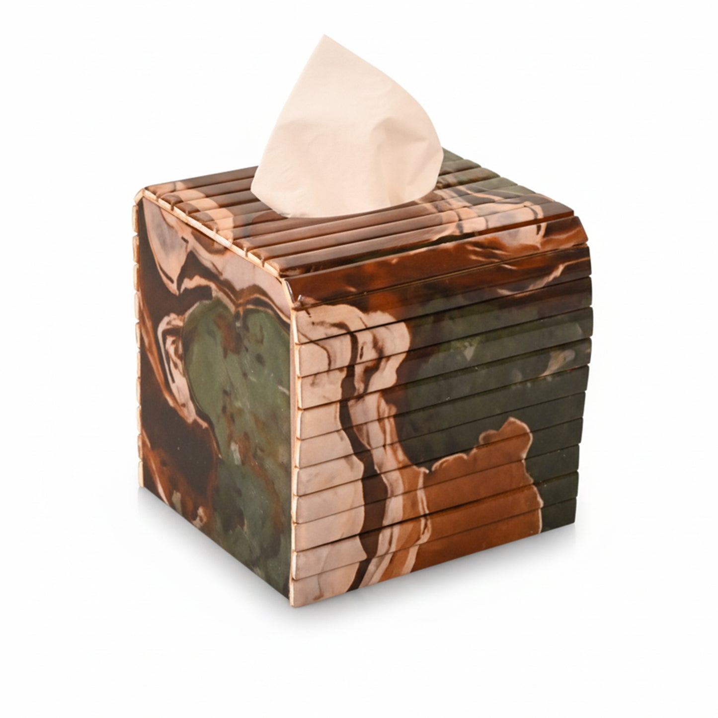 Earth Marble: Flexi Square Tissue Box