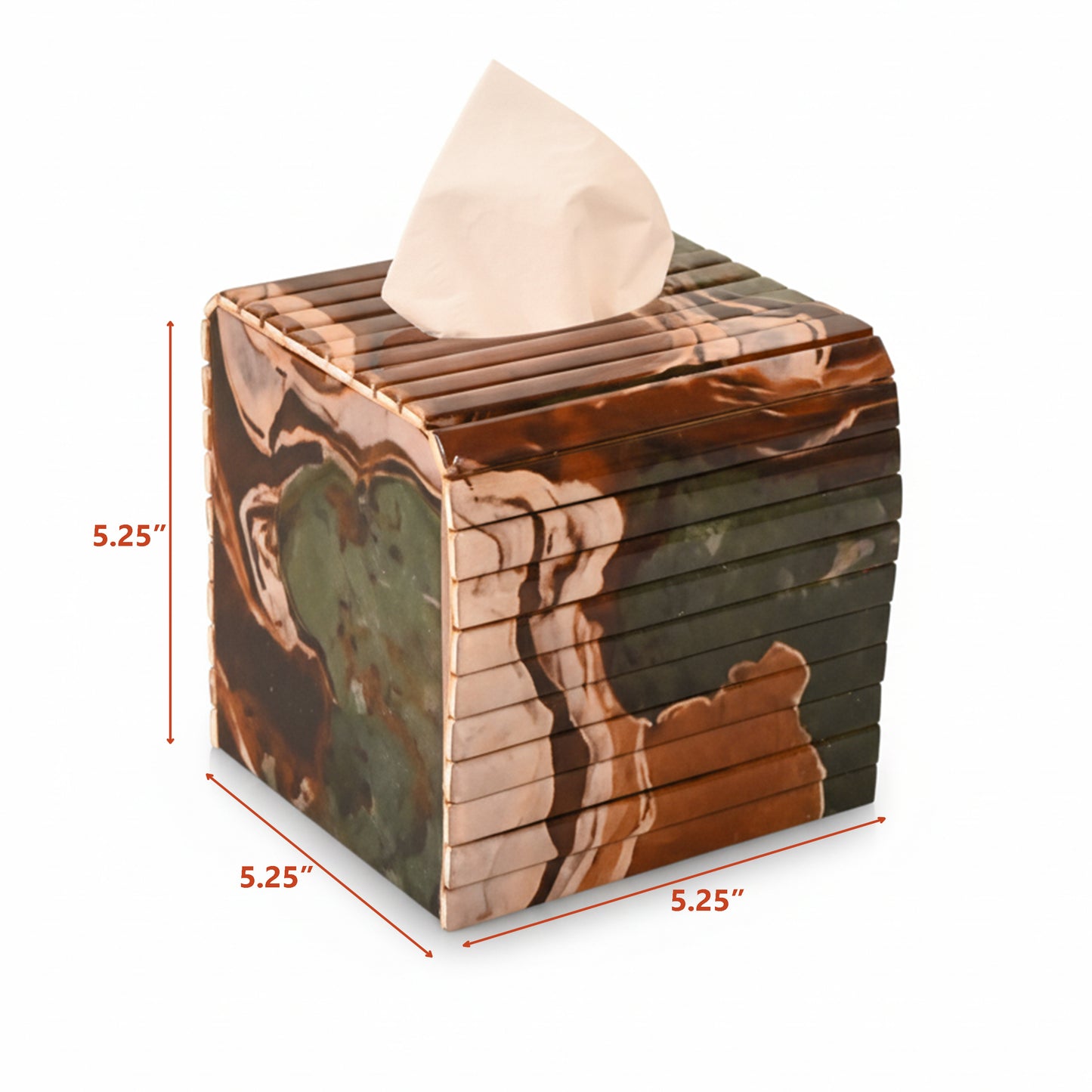 Earth Marble: Flexi Square Tissue Box