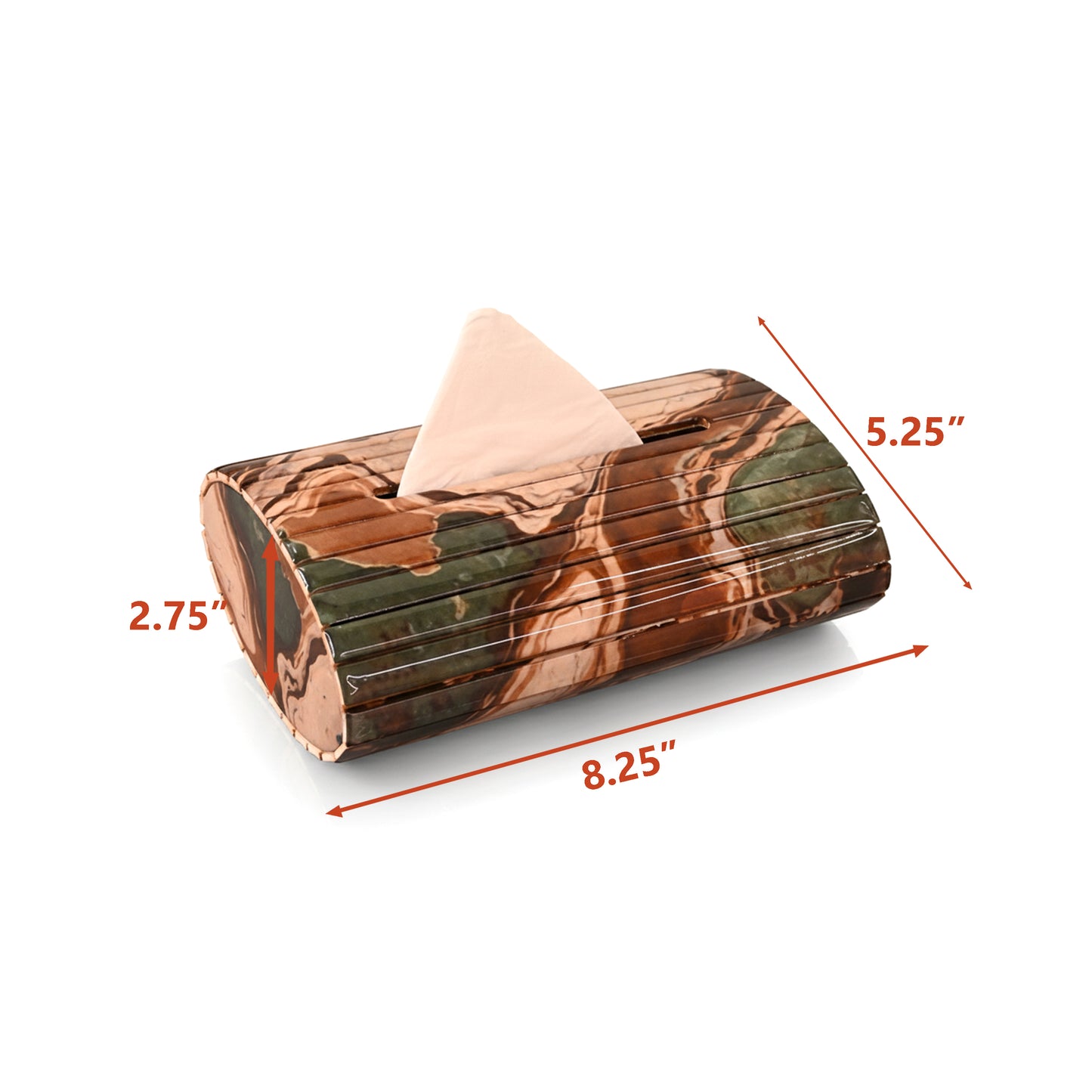 Earth Marble: Flexi Oval Tissue Box