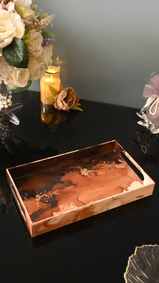 Golden Fade: Medium 4 Wall Tray