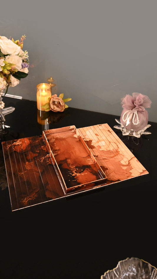 Golden Fade: Sofa Tray