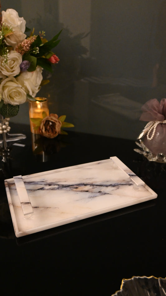 Italian Marble: Medium Platter Tray