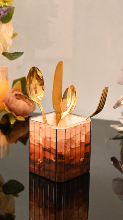 Golden Fade: Cutlery Holder