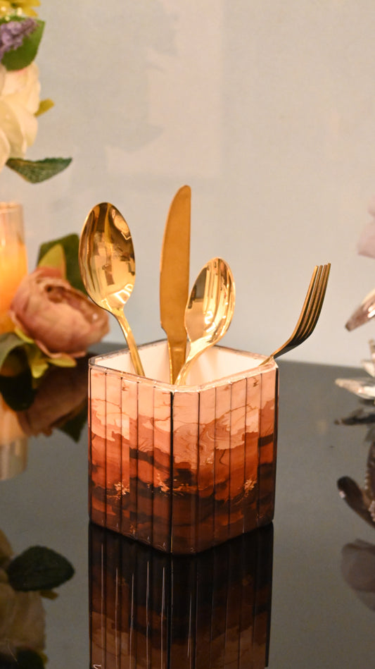 Golden Fade: Cutlery Holder