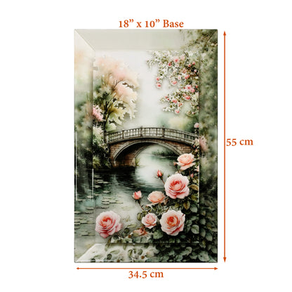 Wishpering Roses: 3D Wallart