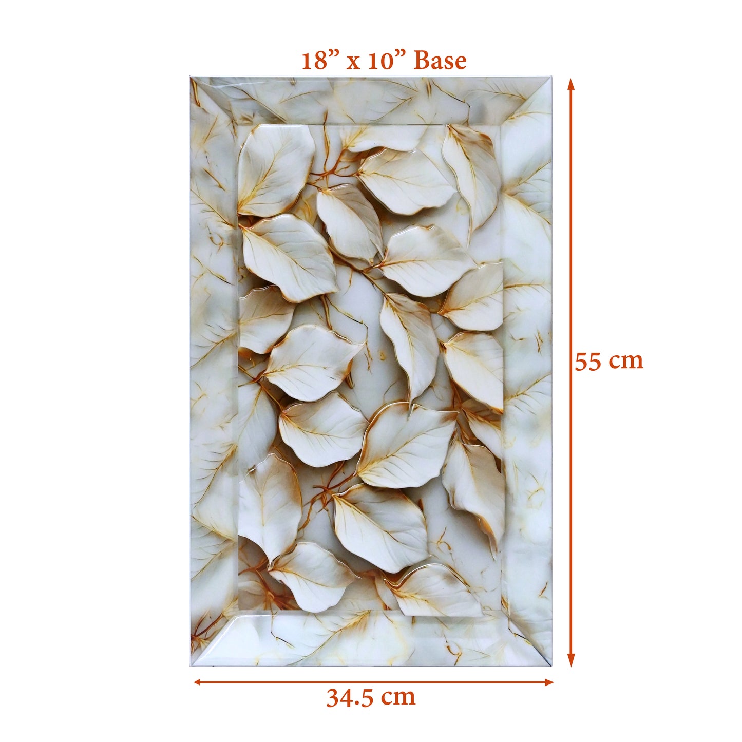 Radiant Leaves: 3D Wallart