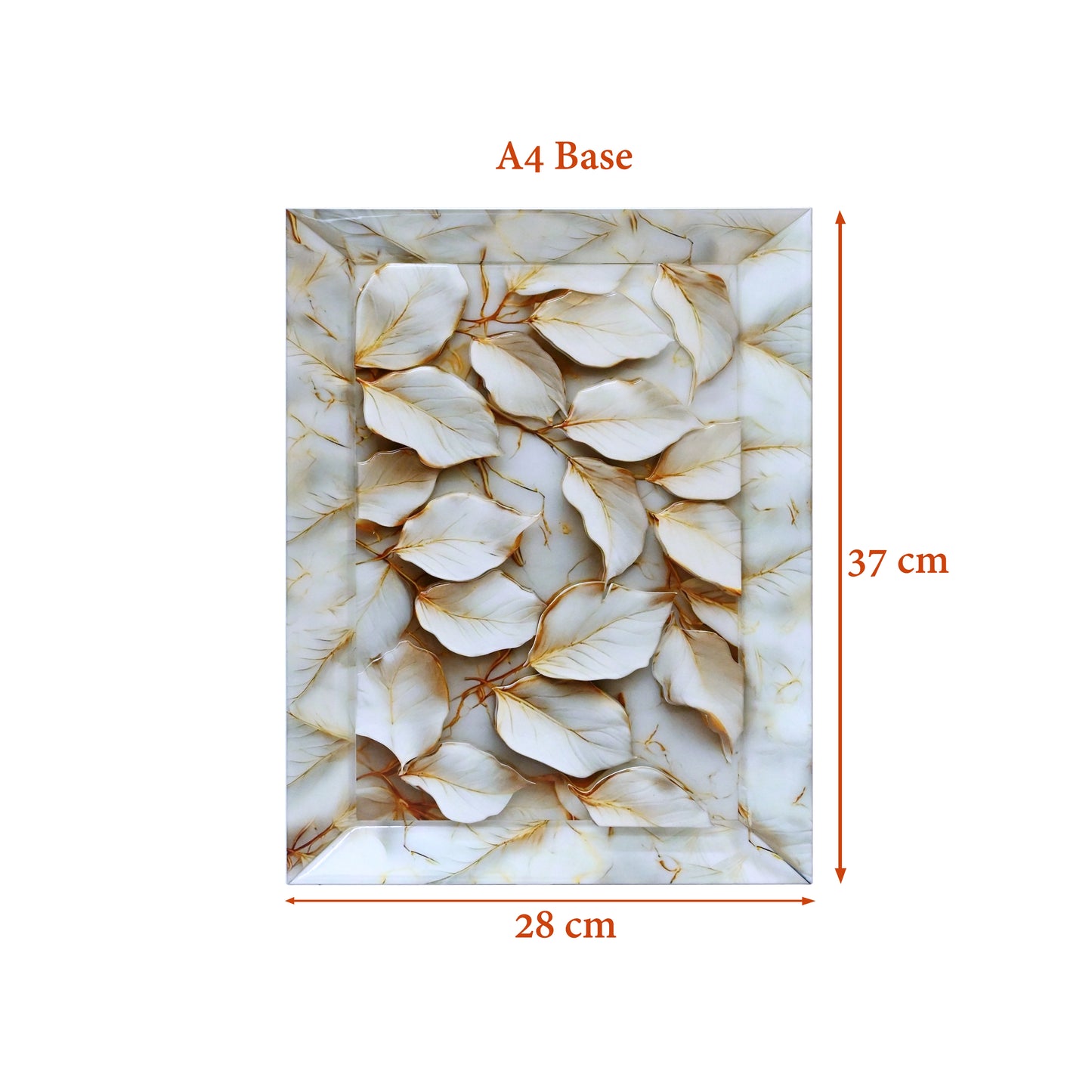 Radiant Leaves: 3D Wallart