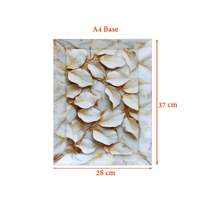 Radiant Leaves: 3D Wallart