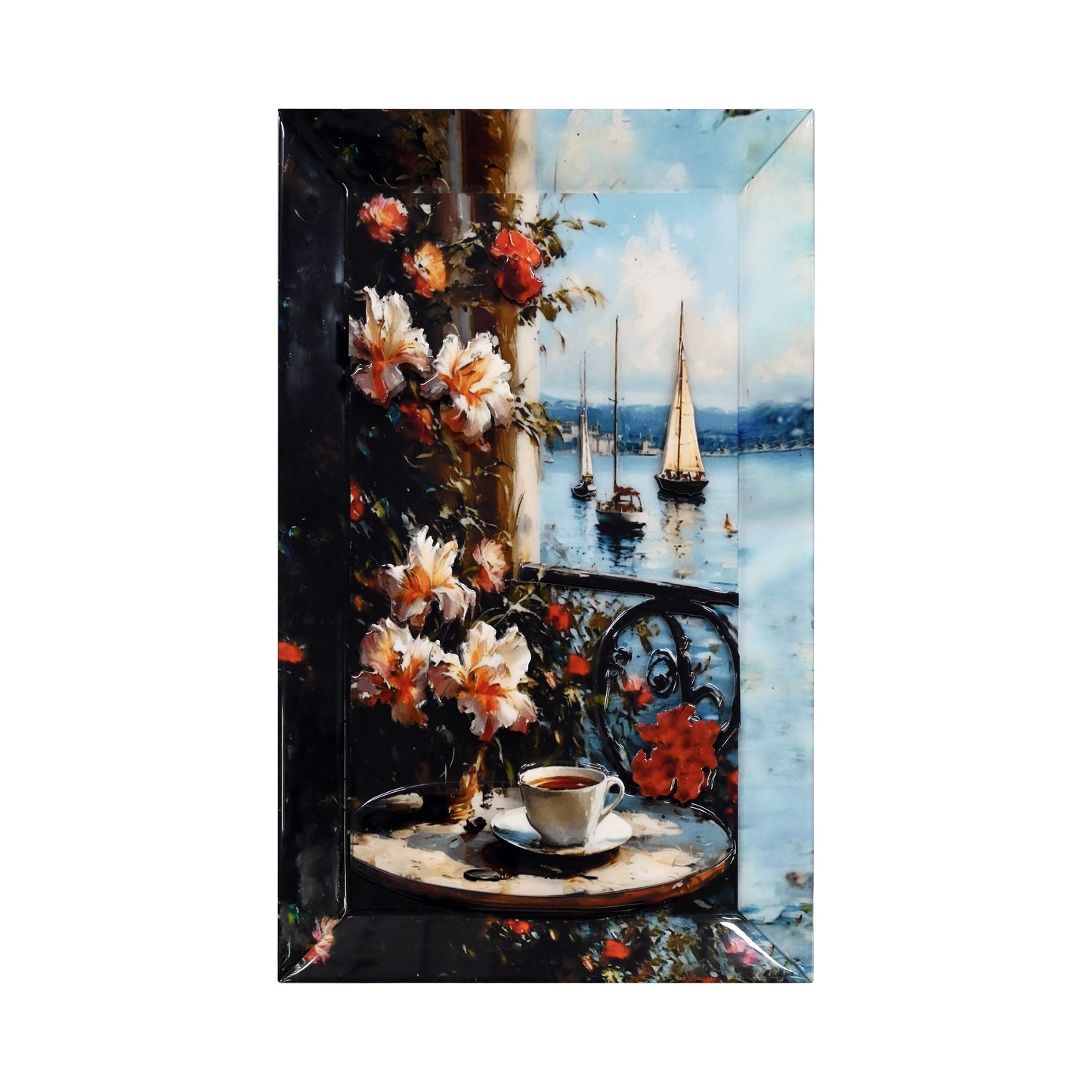 Harbour Bloom: 3D Wallart