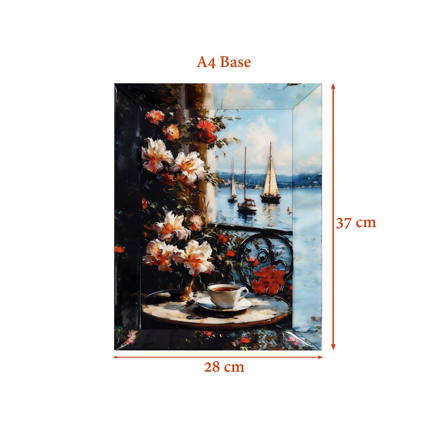 Harbour Bloom: 3D Wallart