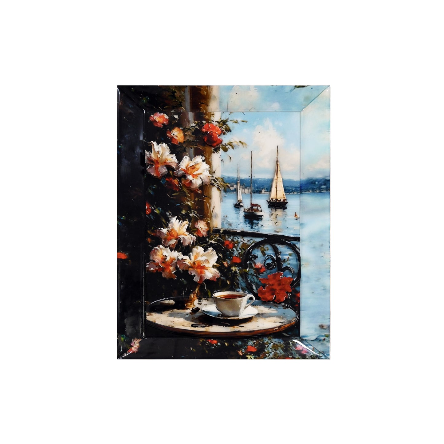 Harbour Bloom: 3D Wallart