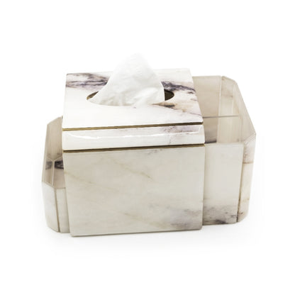 Italian Marble: Tissue Box Organiser
