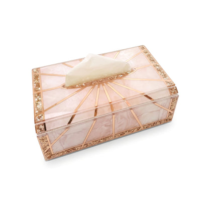 Daisy Rose Gold: Tissue Box