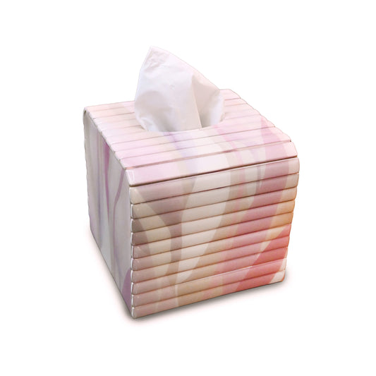 Pink Bloom: Flexi Square Tissue Box
