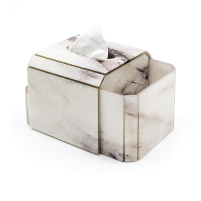 Italian Marble: Tissue Box Organiser