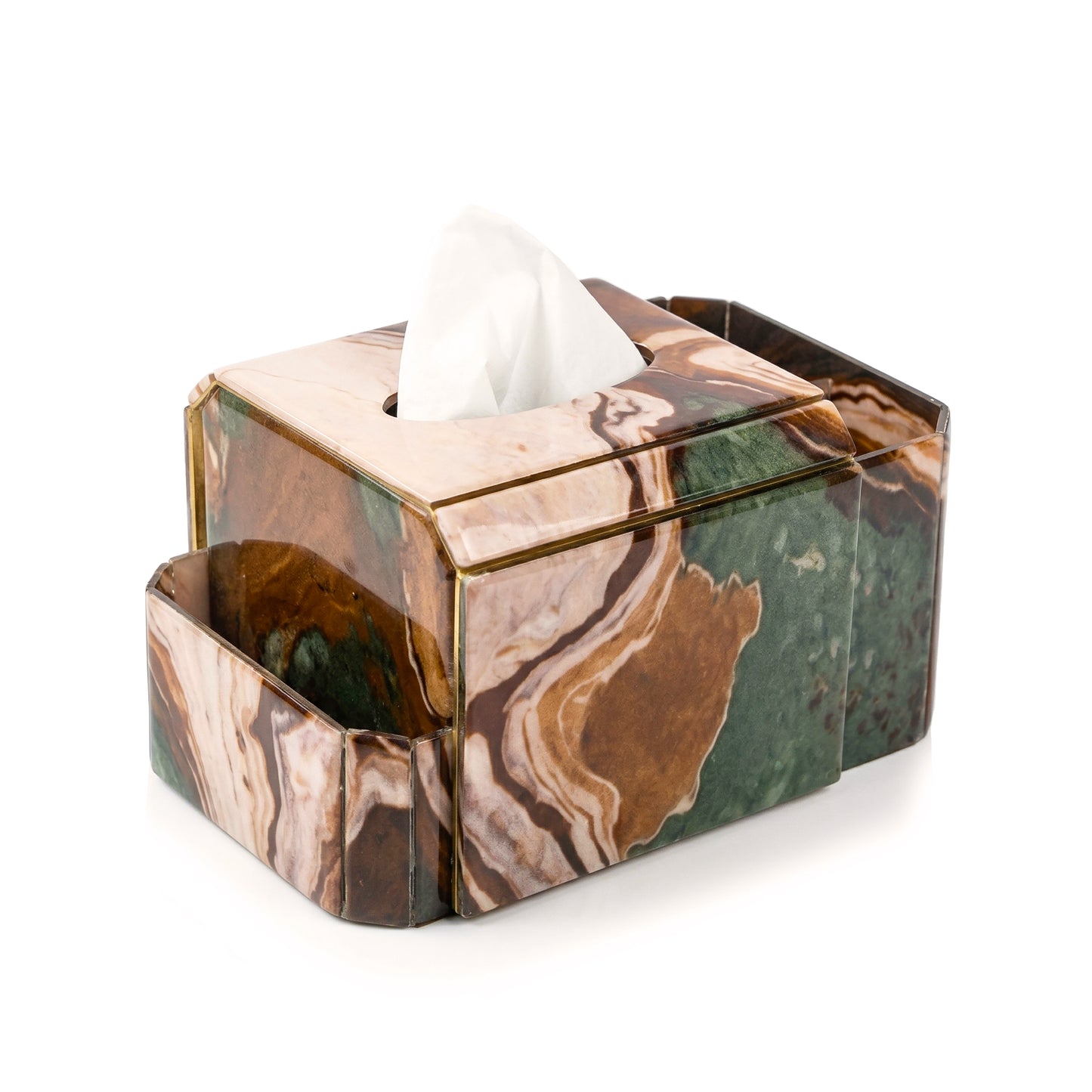 Earth Marble: Tissue Box Organiser
