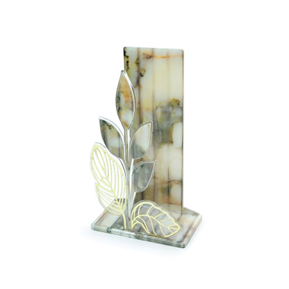 Fluted Marble Green: Towel Holder