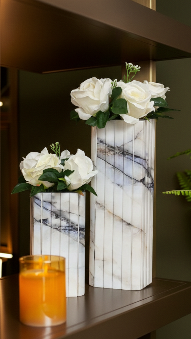 Italian Marble: Flexi Vase