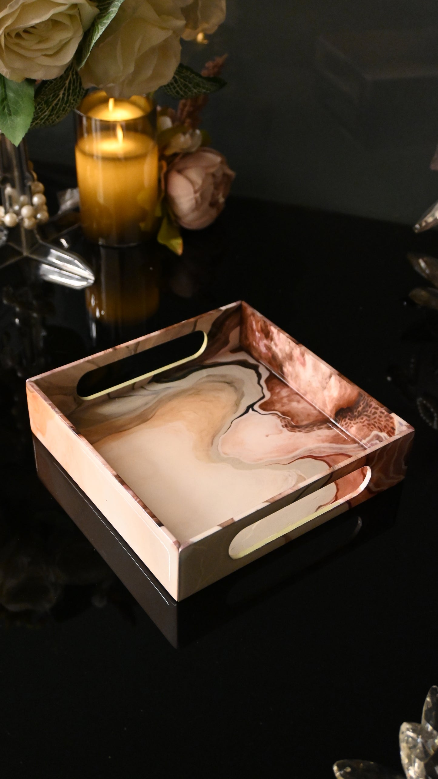 Desert Symphony: Square Wall Tray