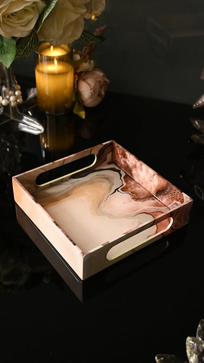 Desert Symphony: Square Wall Tray