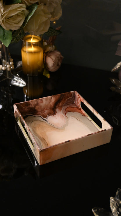 Desert Symphony: Square Wall Tray